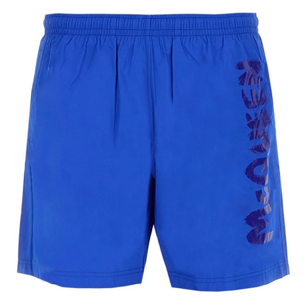 Alexander McQueen Graffiti Logo Swim Short Trunks